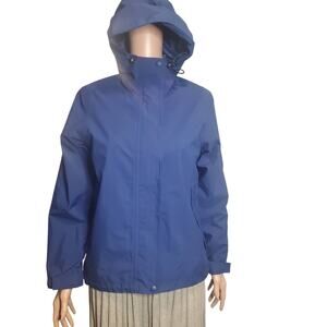 Vintage L.L. Bean Size XS/S/M Blue Jacket Gore-tex Hiking Outdoor Nylon Light